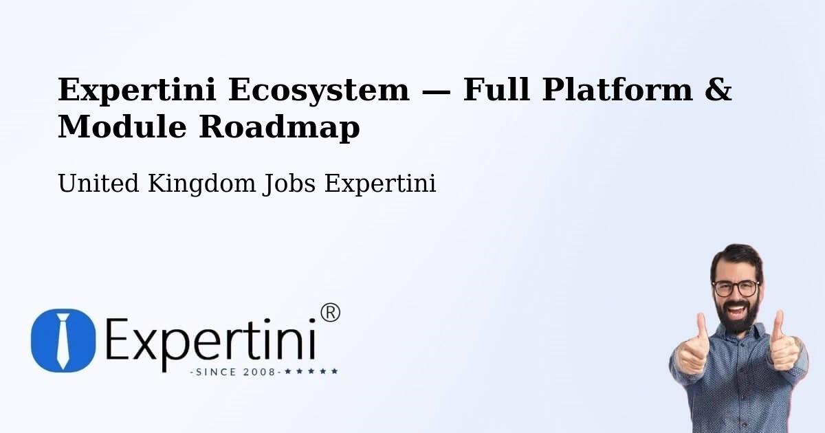 Expertini Ecosystem — Full Platform & Module Roadmap – Donnington